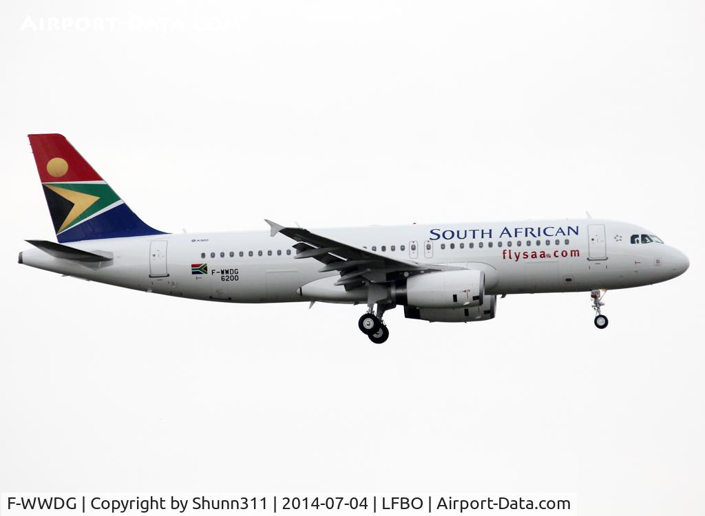 F-WWDG, 2014 Airbus A320-232 C/N 6200, C/n 6200 - To be ZS-SZG