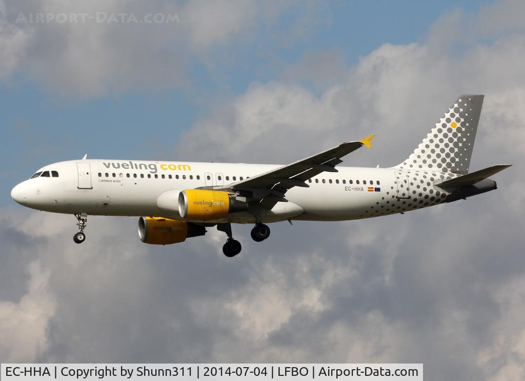 EC-HHA, 2000 Airbus A320-214 C/N 1221, Landing rwy 32L