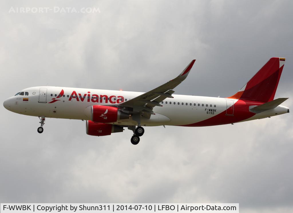 F-WWBK, 2014 Airbus A320-214 C/N 6153, C/n 6153 - To be N724AV