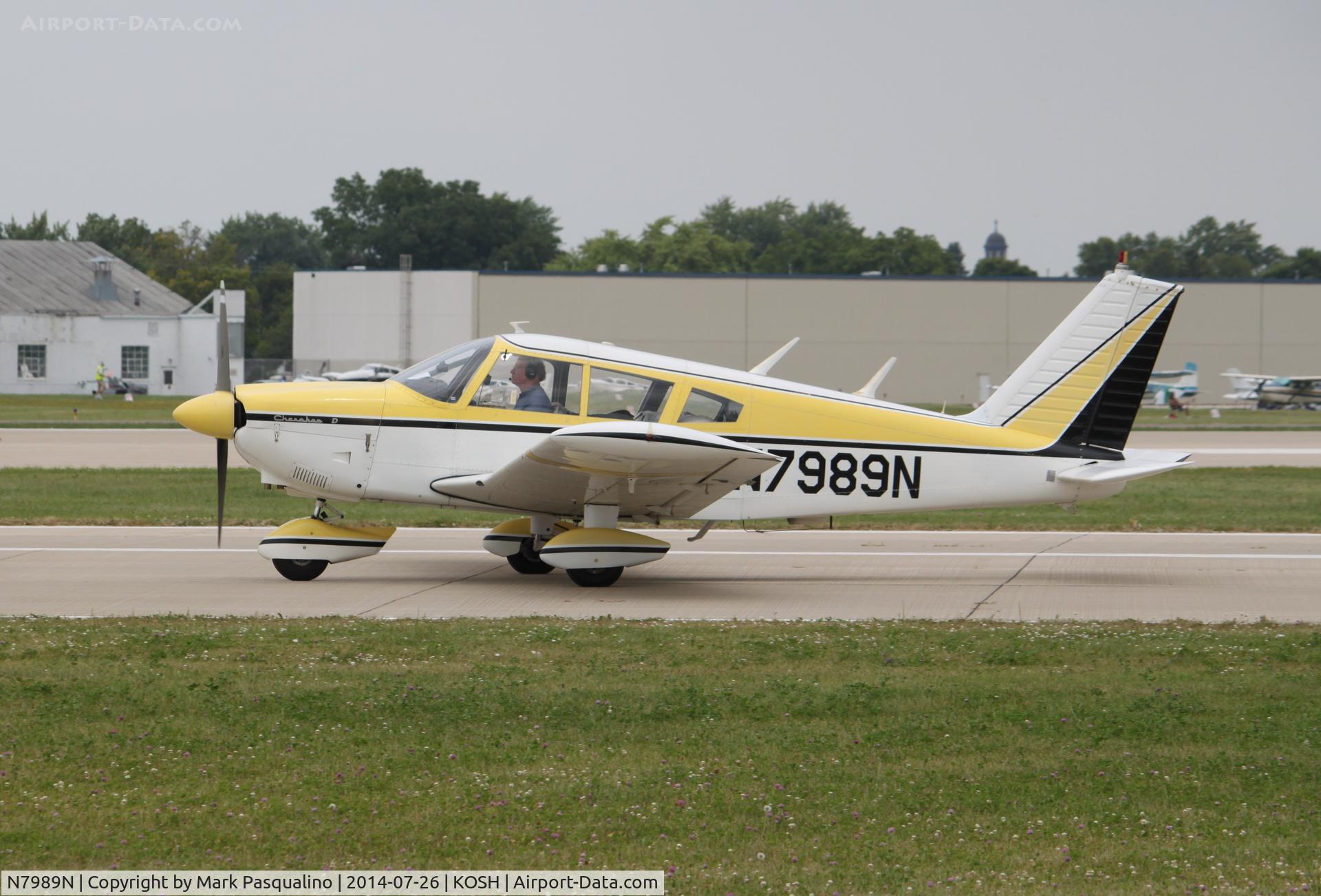 N7989N, 1969 Piper PA-28-180 Cherokee C/N 28-5416, Piper PA-28-180