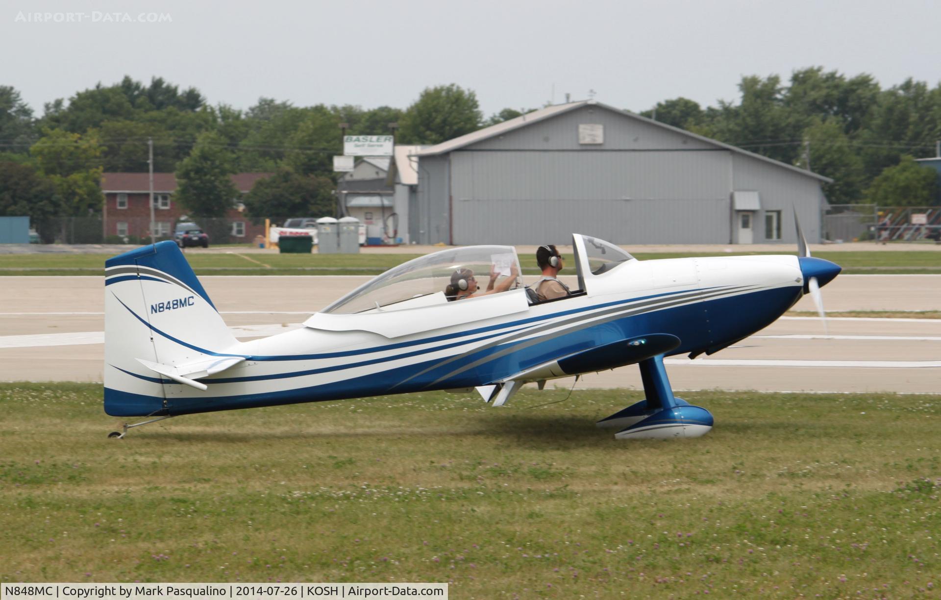 N848MC, 2009 Vans RV-8 C/N 81864, Vans RV-8