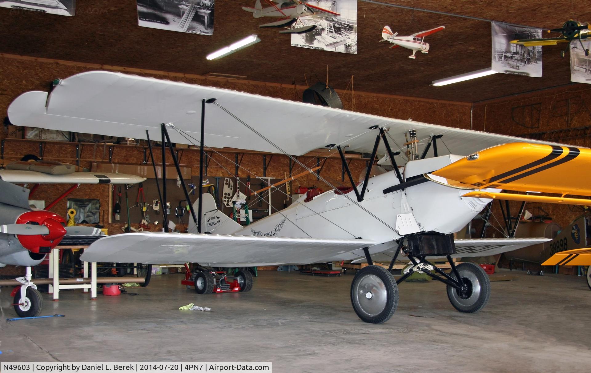 N49603, 1928 Travel Air 3000 C/N 458, Couldn't get all of this aircraft, but got most of it.