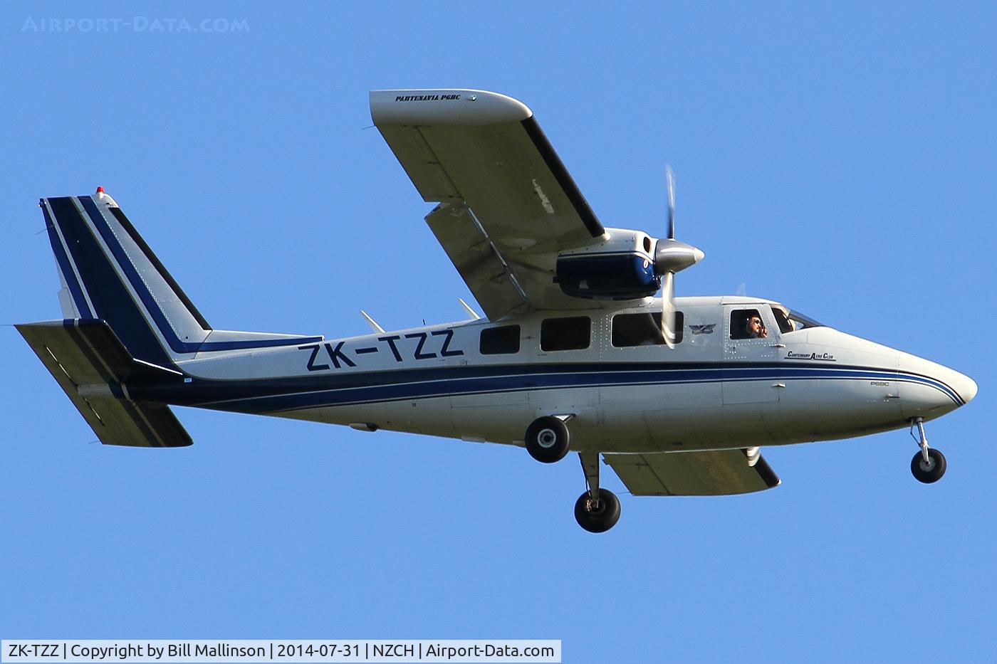 ZK-TZZ, Partenavia P-68C C/N 376, touch and goes