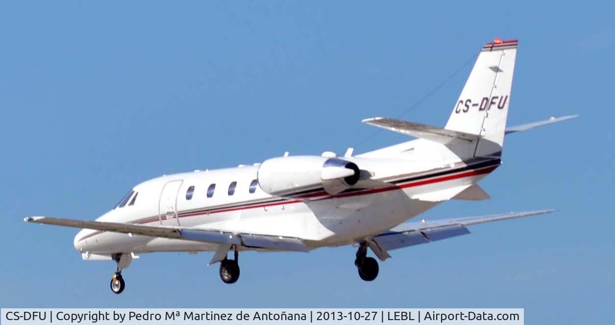 CS-DFU, 2004 Cessna 560XL Citation XLS C/N 560-5520, Aeropuerto El Prat Barcelona