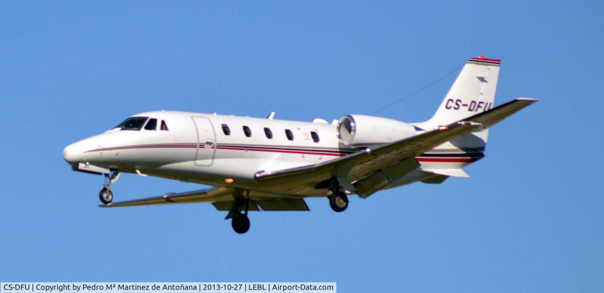 CS-DFU, 2004 Cessna 560XL Citation XLS C/N 560-5520, Aeropuerto El Prat Barcelona