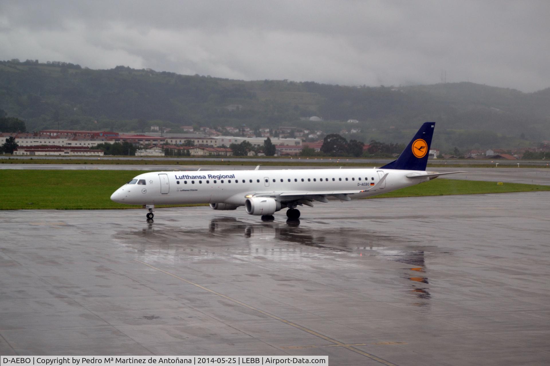D-AEBO, 2012 Embraer 195LR (ERJ-190-200LR) C/N 19000542, Aeropuerto Loiu Bilbao