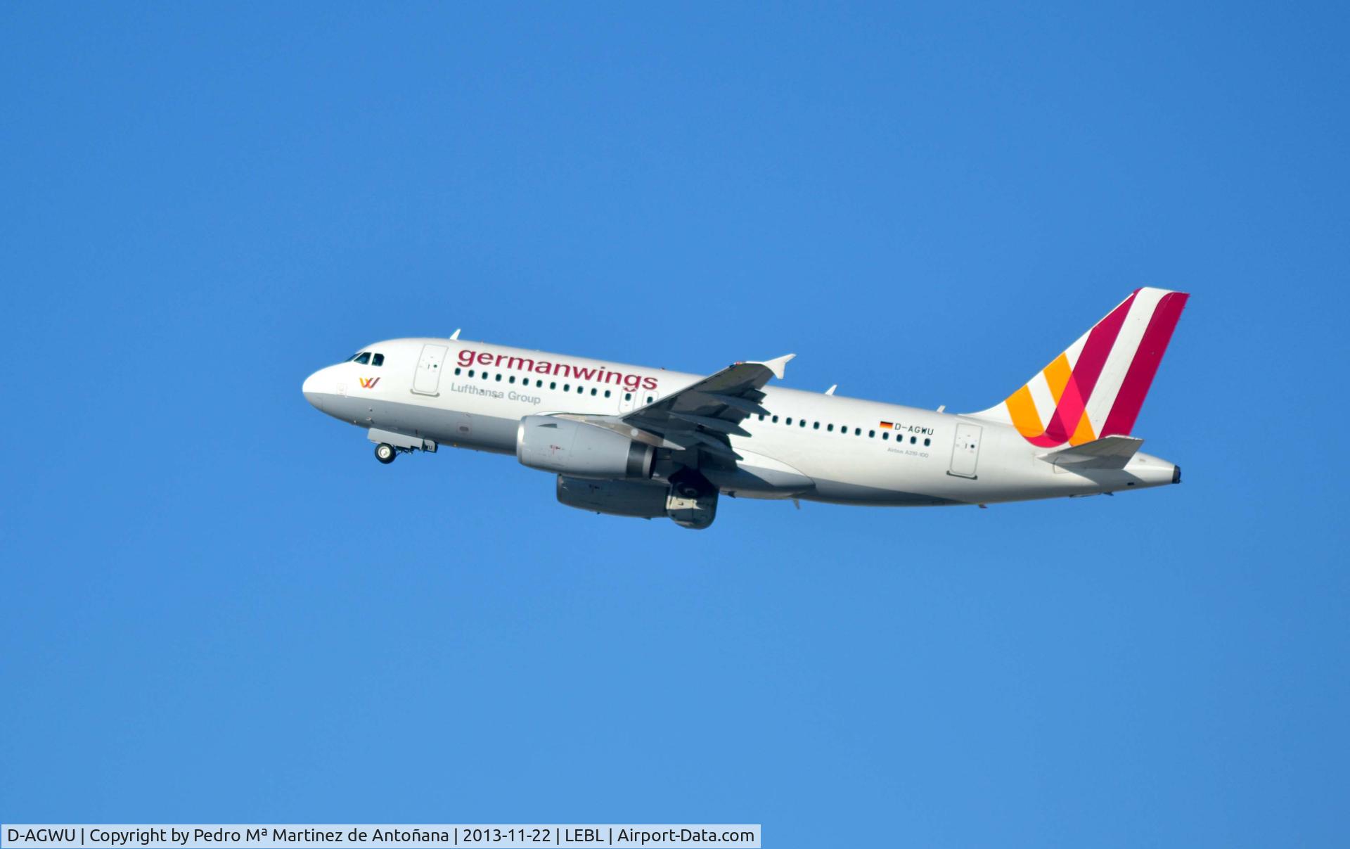 D-AGWU, 2013 Airbus A319-132 C/N 5457, Aeropuerto El Prat Barcelona
