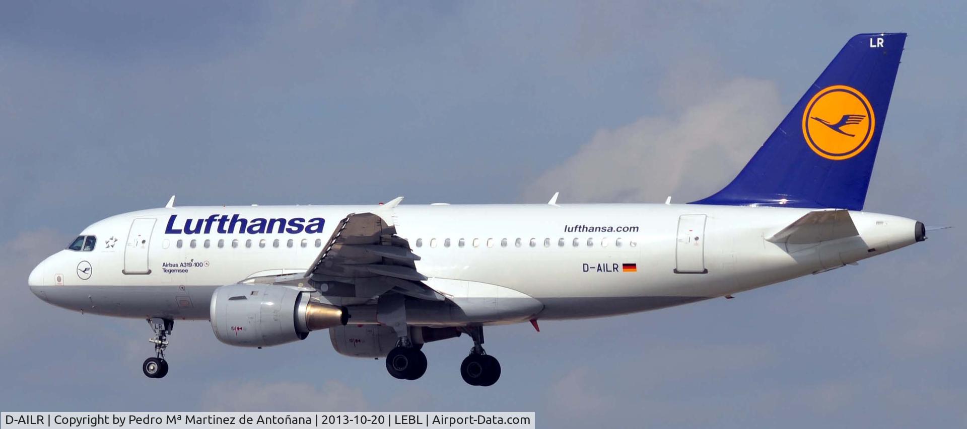 D-AILR, 1997 Airbus A319-114 C/N 723, Aeropuerto El Prat Barcelona