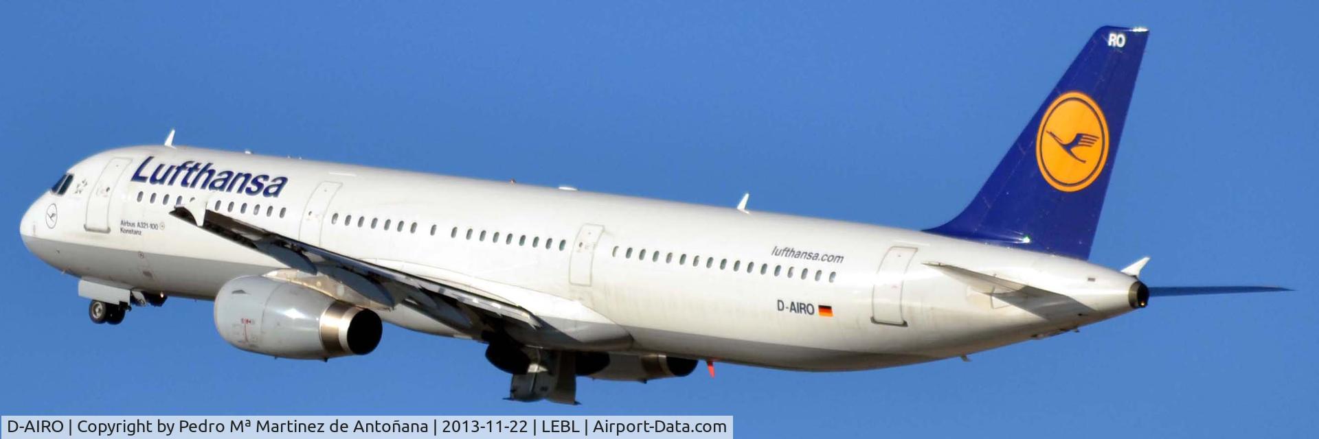 D-AIRO, 1995 Airbus A321-131 C/N 0563, Aeropuerto El Prat Barcelona
