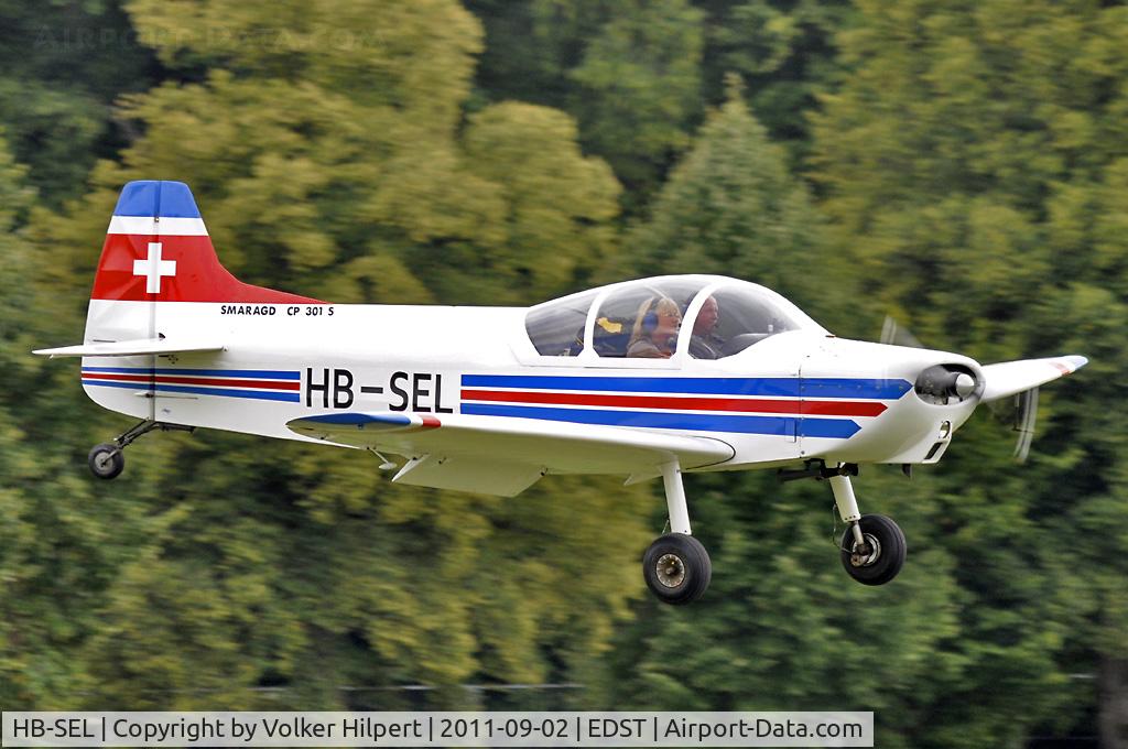 HB-SEL, 1962 Binder CP-301S Smaragd C/N 004, at Hahnweide