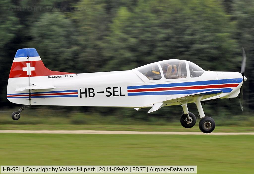 HB-SEL, 1962 Binder CP-301S Smaragd C/N 004, at hahnweide