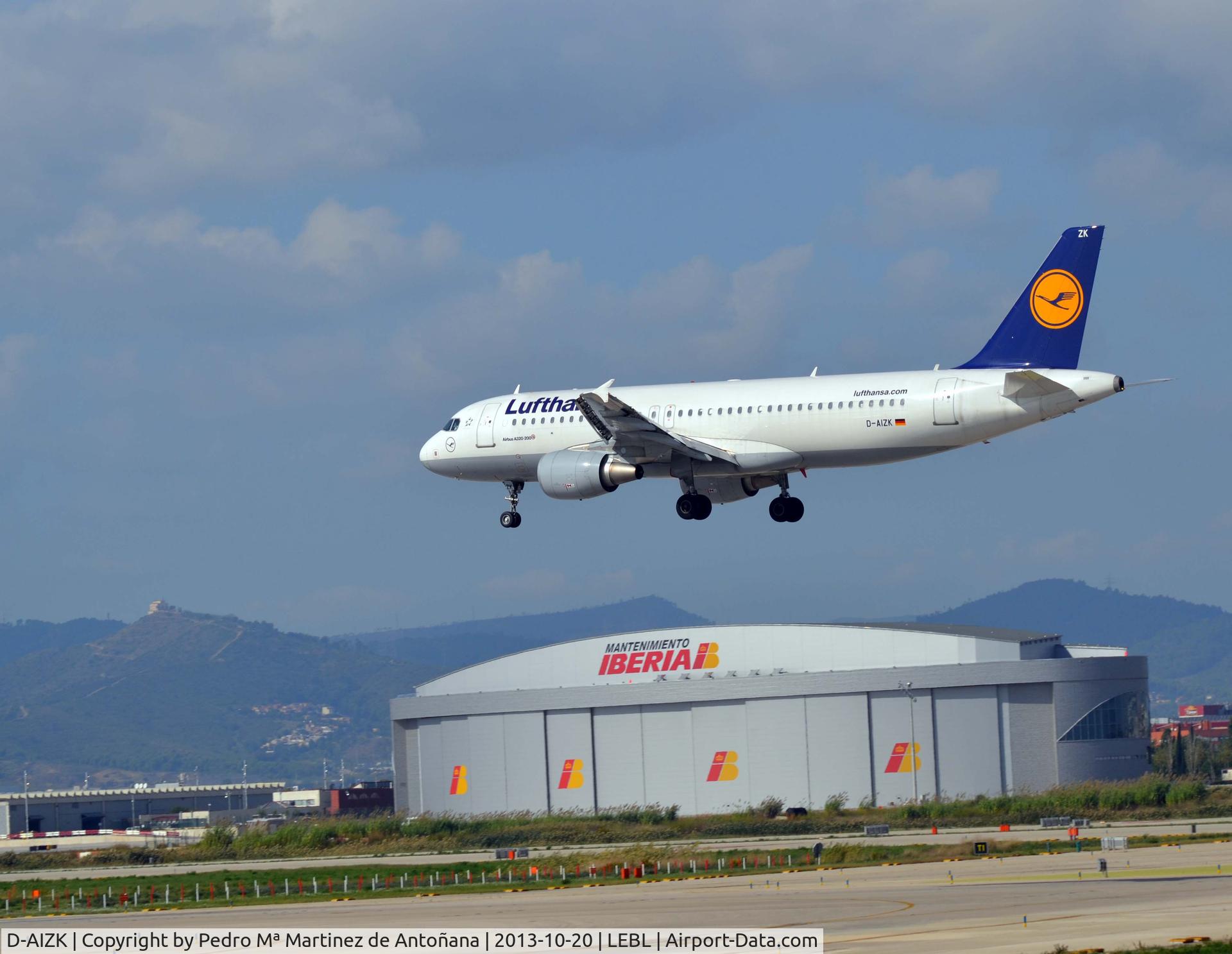 D-AIZK, 2012 Airbus A320-214 C/N 5122, Aeropuerto El Prat Barcelona