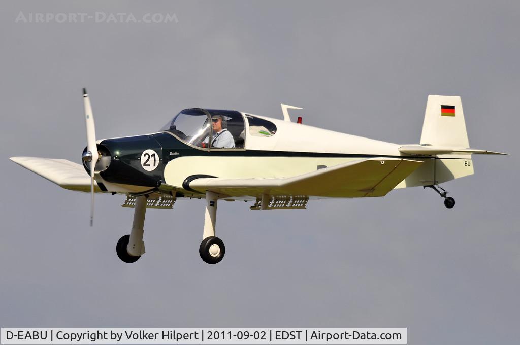 D-EABU, 1961 Jodel D-120A Paris-Nice C/N 205, at Hahnweide