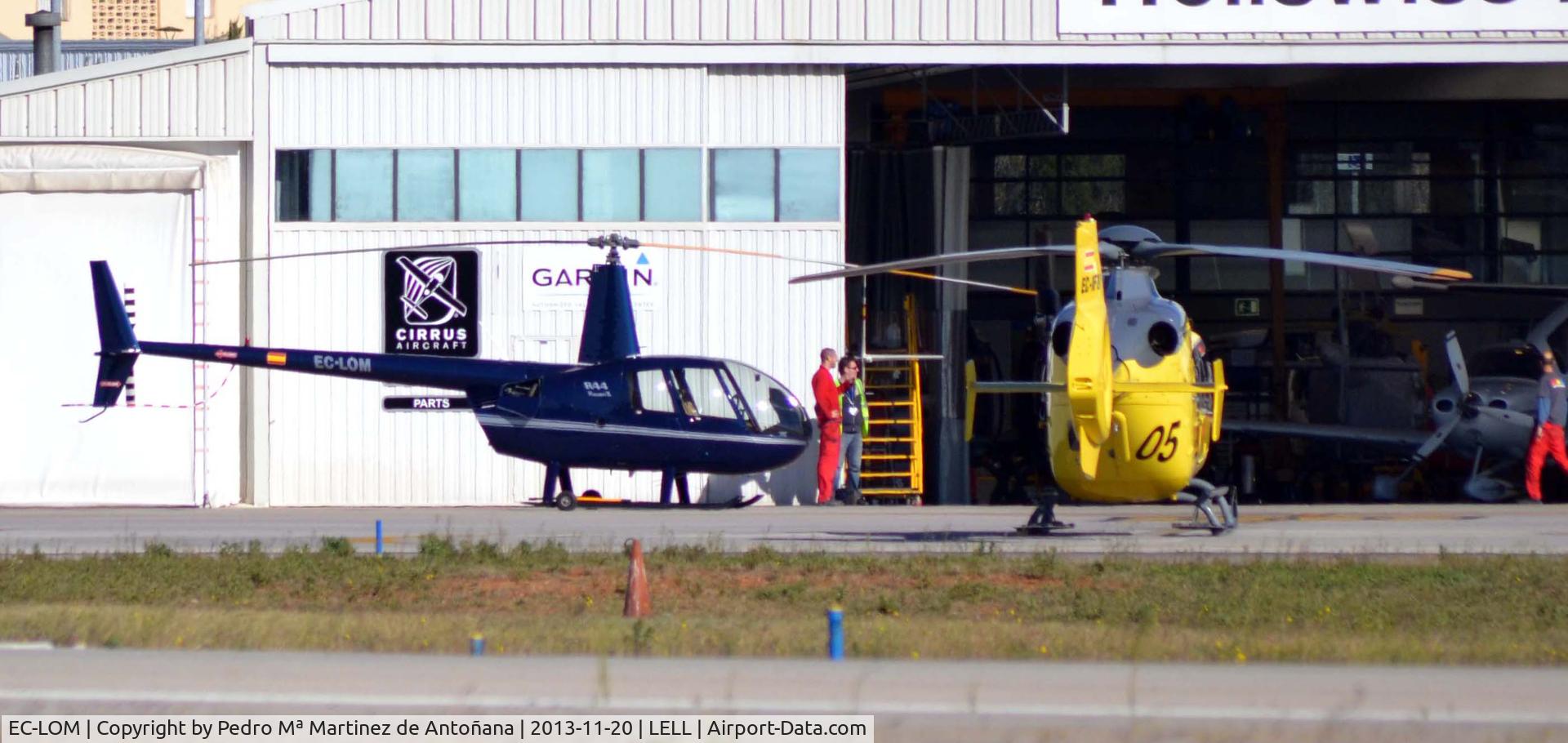 EC-LOM, 2007 Robinson R44 Raven II C/N 11582, Aeropuerto Sabadell