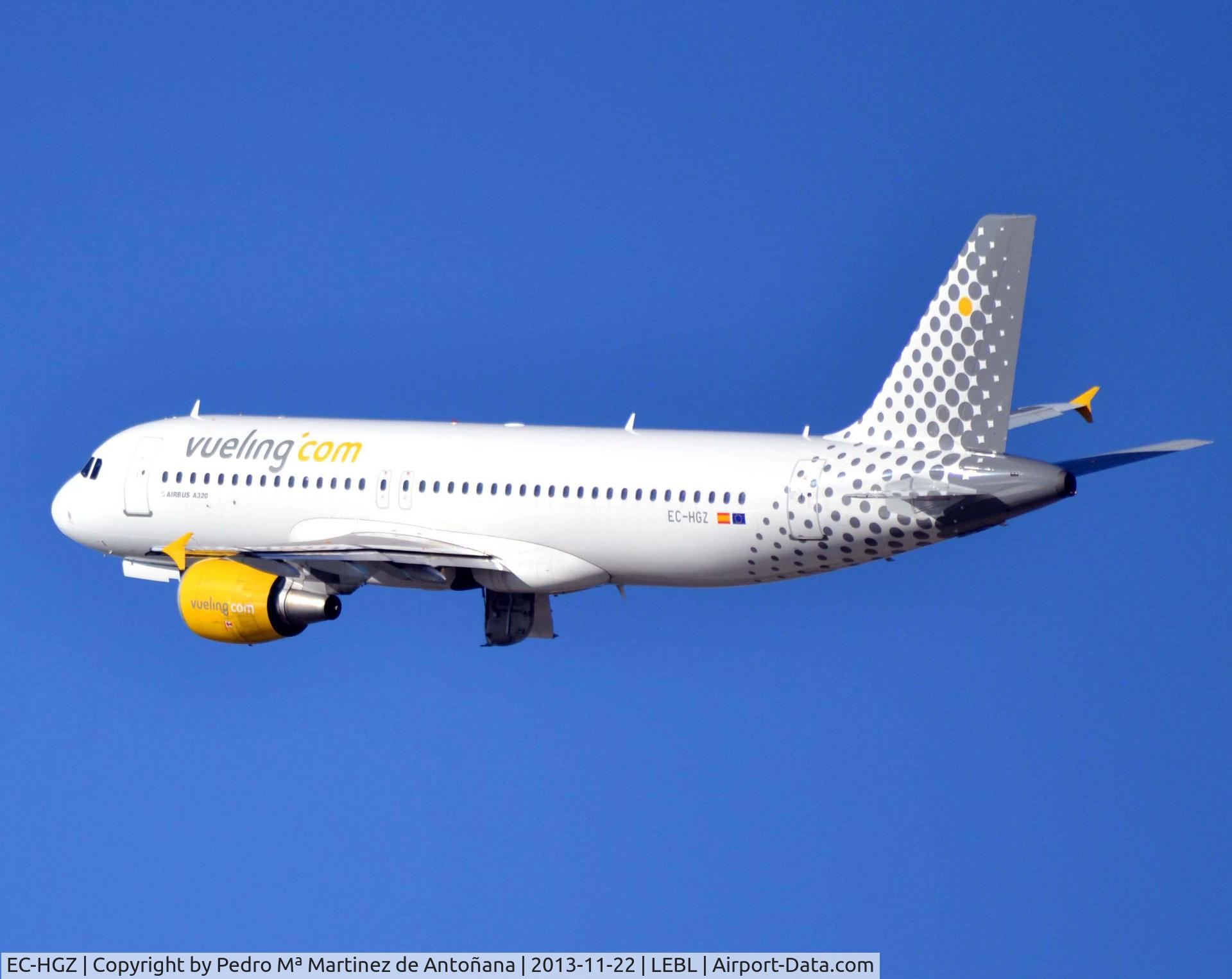 EC-HGZ, 2000 Airbus A320-214 C/N 1208, Aeropuerto El Prat Barcelona