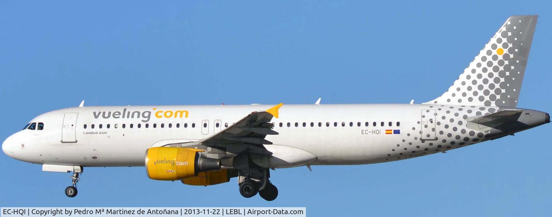 EC-HQI, 2001 Airbus A320-214 C/N 1396, Aeropuerto El Prat Barcelona