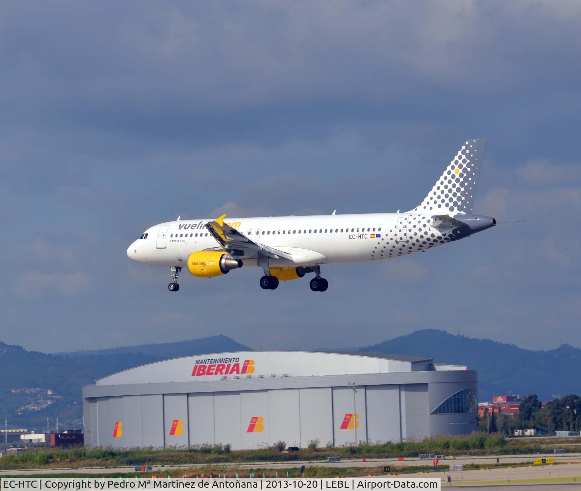 EC-HTC, 2001 Airbus A320-214 C/N 1540, Aeropuerto El Prat Barcelona
