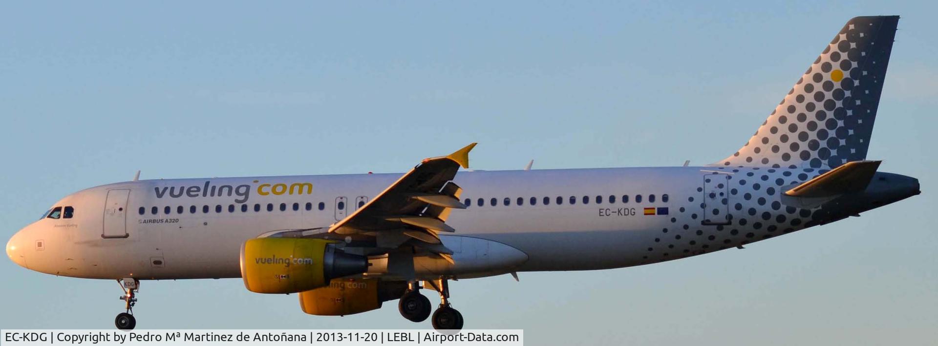 EC-KDG, 2007 Airbus A320-214 C/N 3095, Aeropuerto El Prat Barcelona