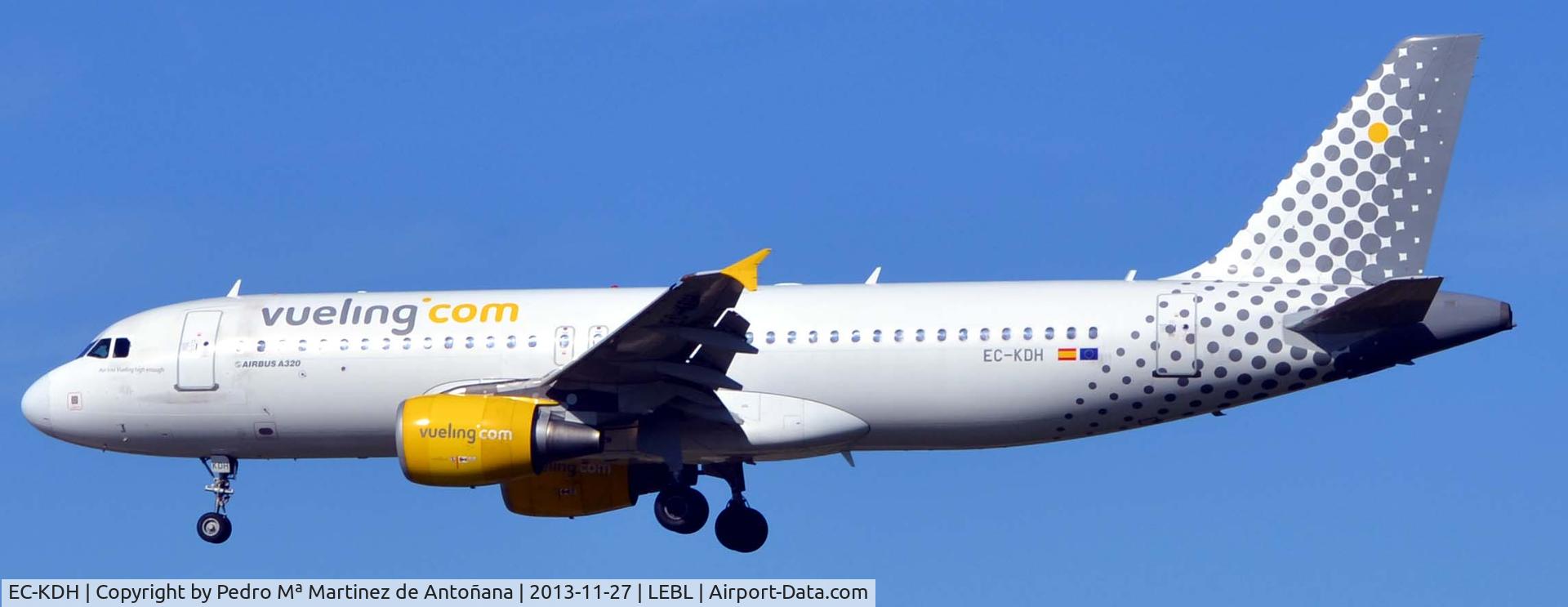 EC-KDH, 2007 Airbus A320-214 C/N 3083, Aeropuerto El Prat Barcelona