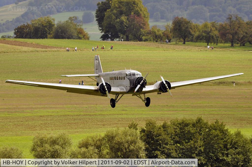 HB-HOY, 1949 Junkers (CASA) 352A-3 (Ju-52) C/N 96, at Hahnweide