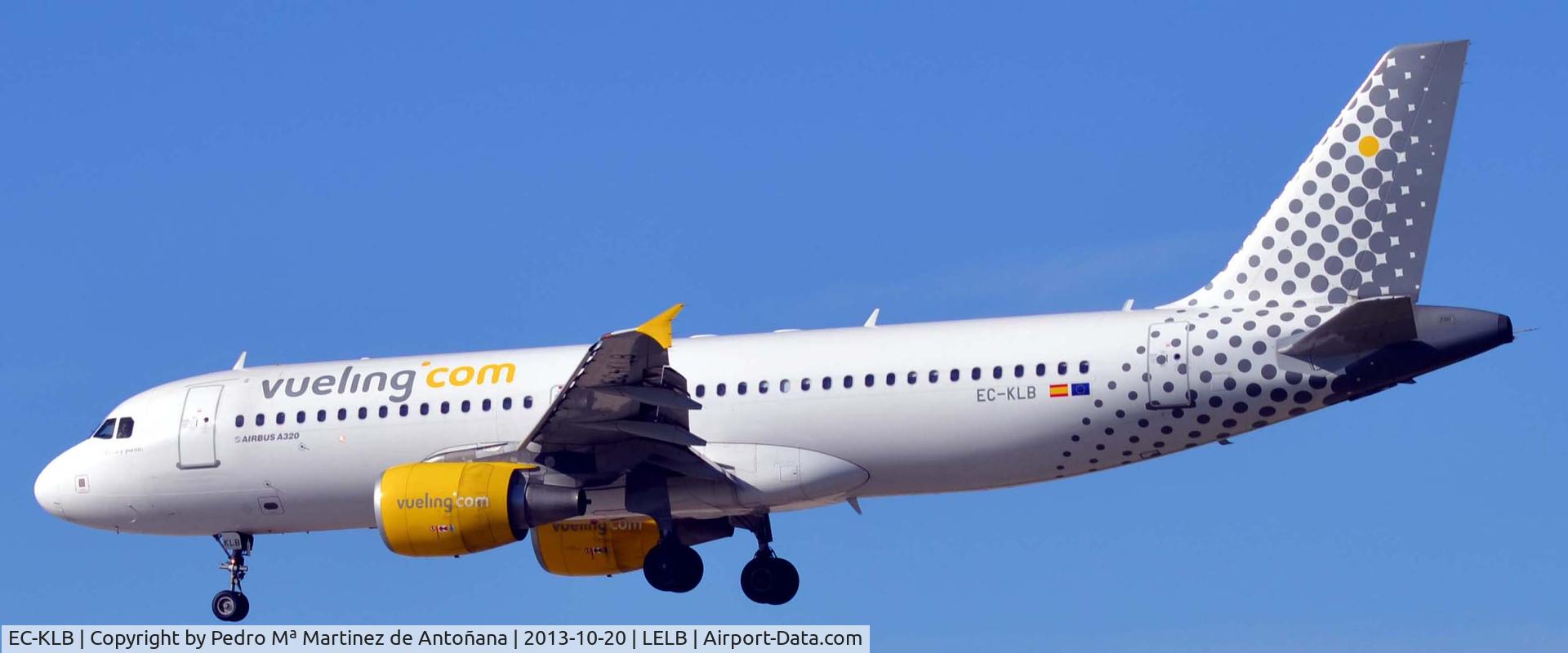 EC-KLB, 2007 Airbus A320-214 C/N 3321, Aeropuerto El Prat Barcelona