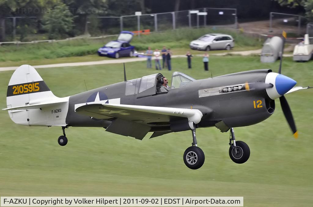 F-AZKU, 1942 Curtiss P-40N Warhawk C/N 29677, at Hahnweide