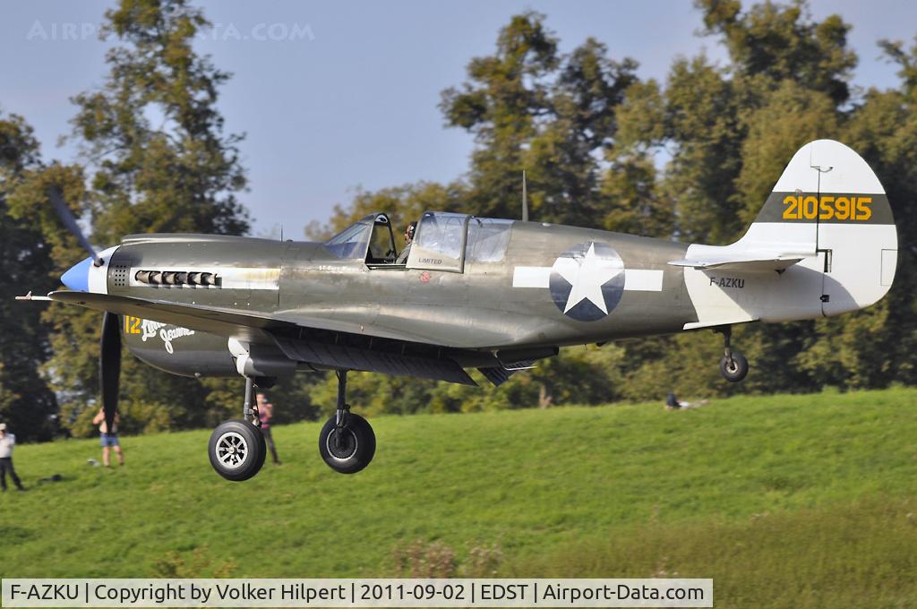 F-AZKU, 1942 Curtiss P-40N Warhawk C/N 29677, at Hahnweide