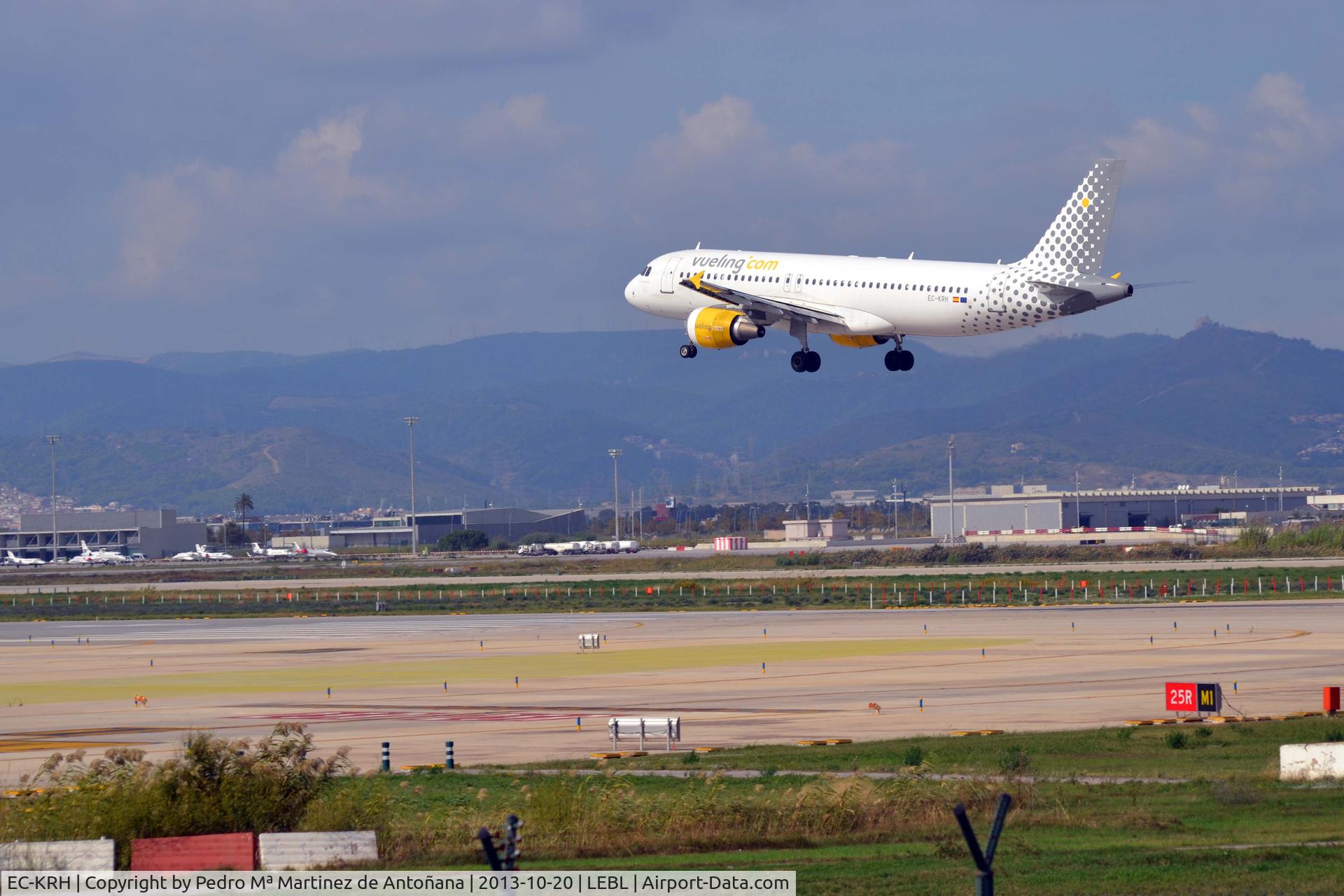 EC-KRH, 2008 Airbus A320-214 C/N 3529, Aeropuerto El Prat Barcelona