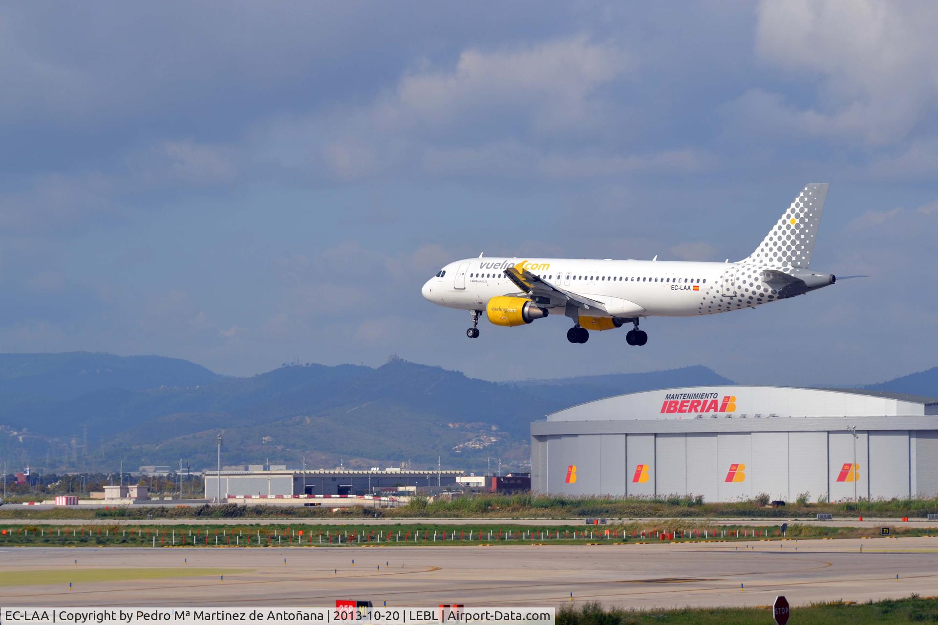 EC-LAA, 2006 Airbus A320-214 C/N 2678, Aeropuerto El Prat Barcelona