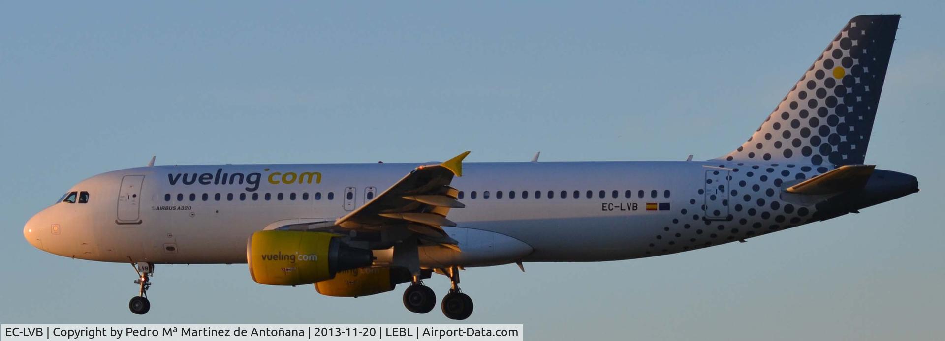 EC-LVB, 2000 Airbus A320-214 C/N 1210, Aeropuerto El Prat Barcelona