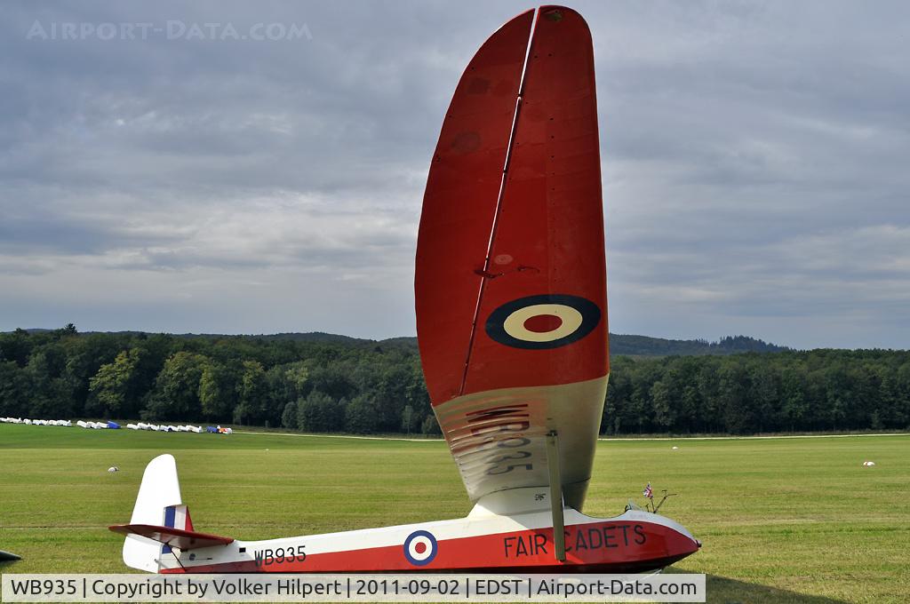 WB935, 1948 Slingsby T-21B Sedbergh C/N 602, at Hahnweide