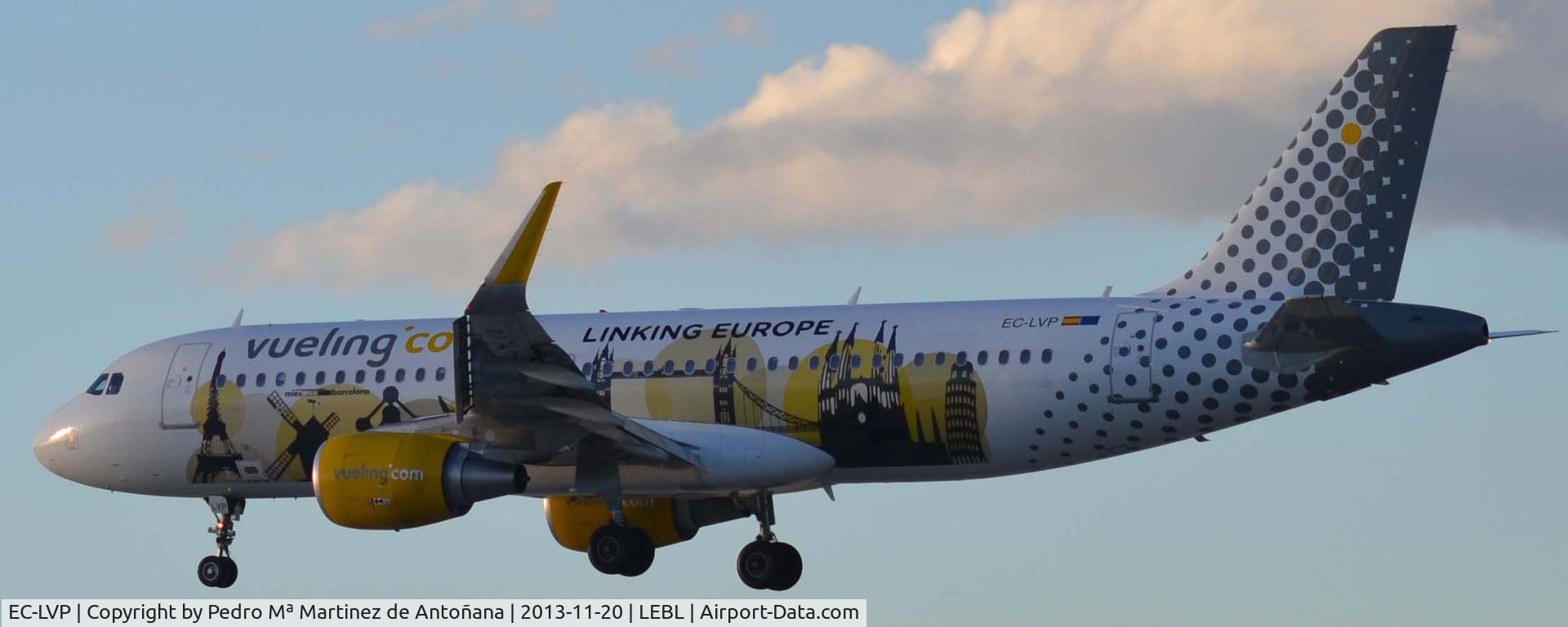EC-LVP, 2013 Airbus A320-214 C/N 5587, Aeropuerto El Prat Barcelona