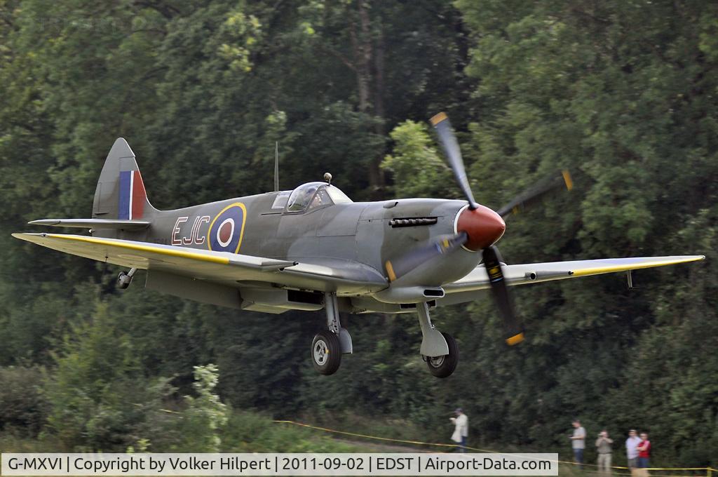G-MXVI, 1945 Supermarine 361 Spitfire LF.XVIe C/N CBAF.IX.4394, at hahnweide