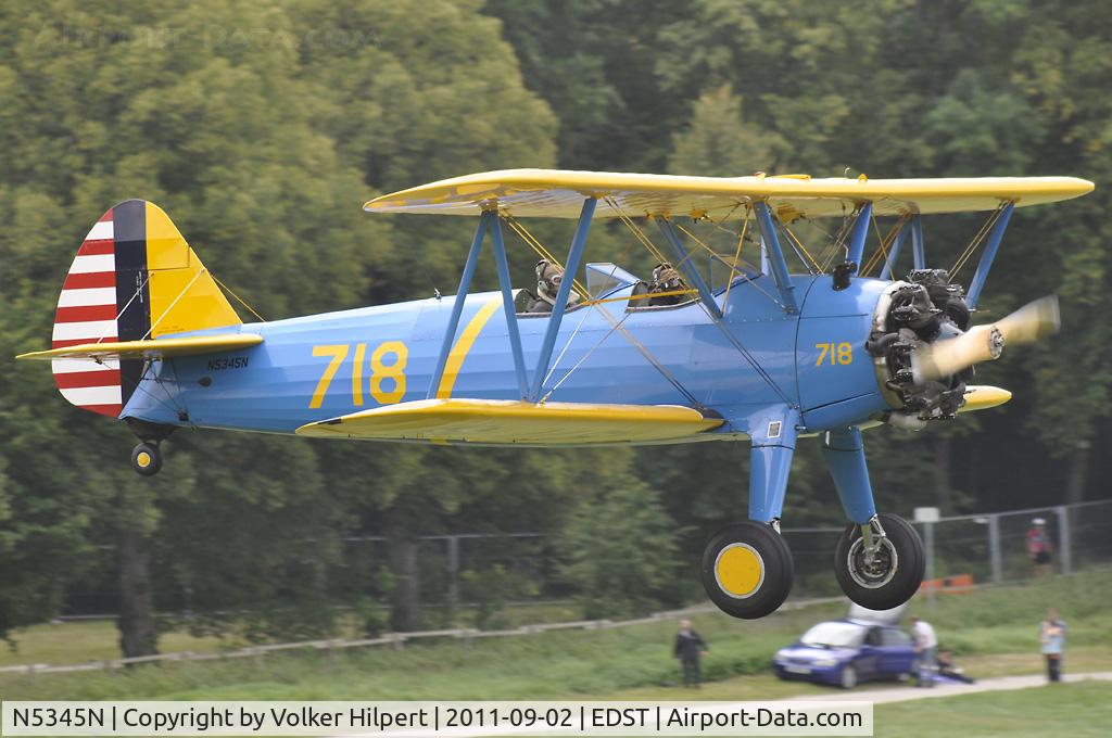 N5345N, 1942 Boeing A75 C/N 75-5718, at hahnweide