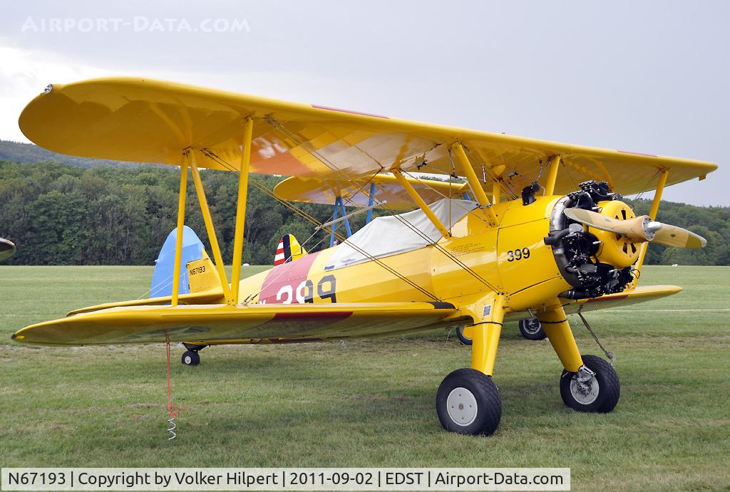 N67193, 1942 Boeing E75 (N2S-5) C/N 75-8116, at hahnweide