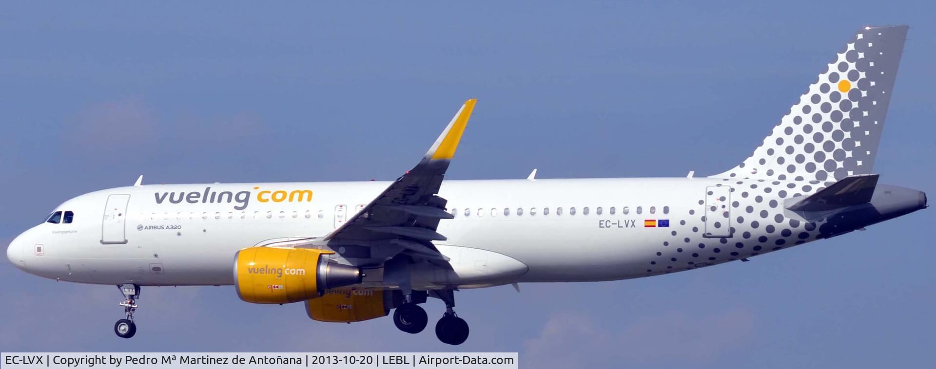 EC-LVX, 2013 Airbus A320-214 C/N 5673, Aeropuerto El Prat Barcelona