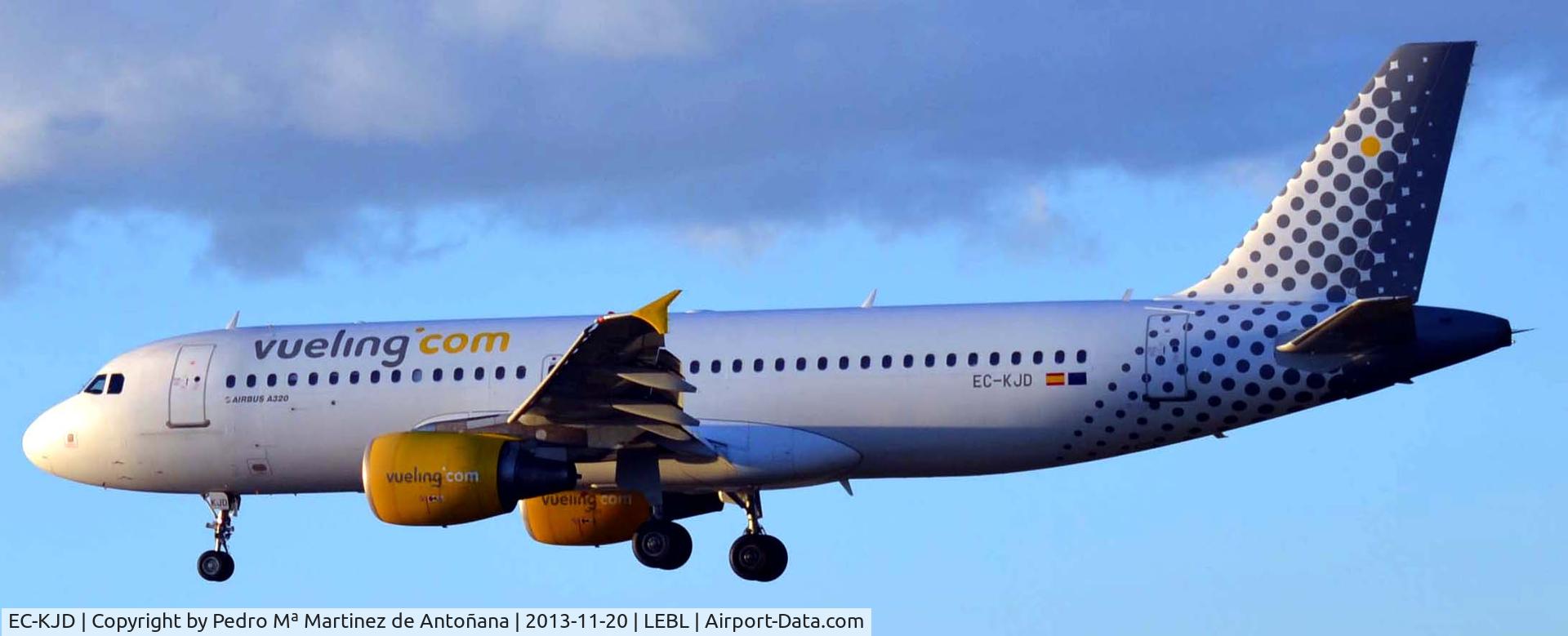 EC-KJD, 2007 Airbus A320-216 C/N 3237, Aeropuerto El Prat Barcelona