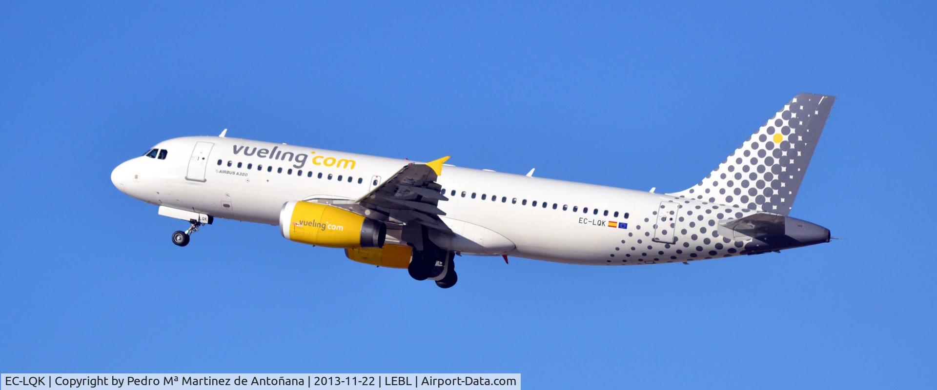 EC-LQK, 2005 Airbus A320-232 C/N 2589, Aeropuerto El Prat Barcelona