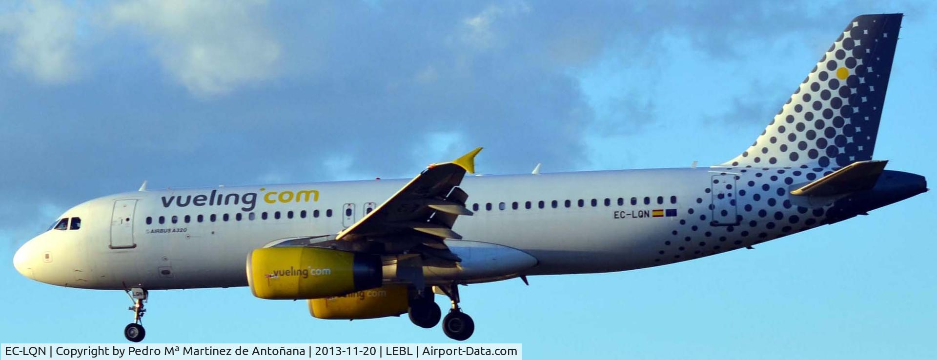 EC-LQN, 2004 Airbus A320-232 C/N 2168, Aeropuerto El Prat Barcelona
