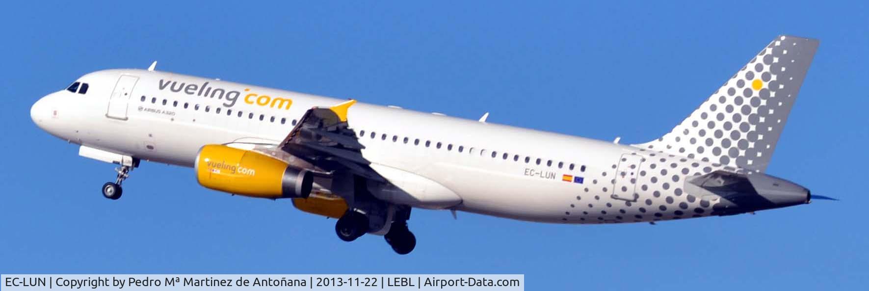 EC-LUN, 2013 Airbus A320-232 C/N 5479, Aeropuerto El Prat Barcelona