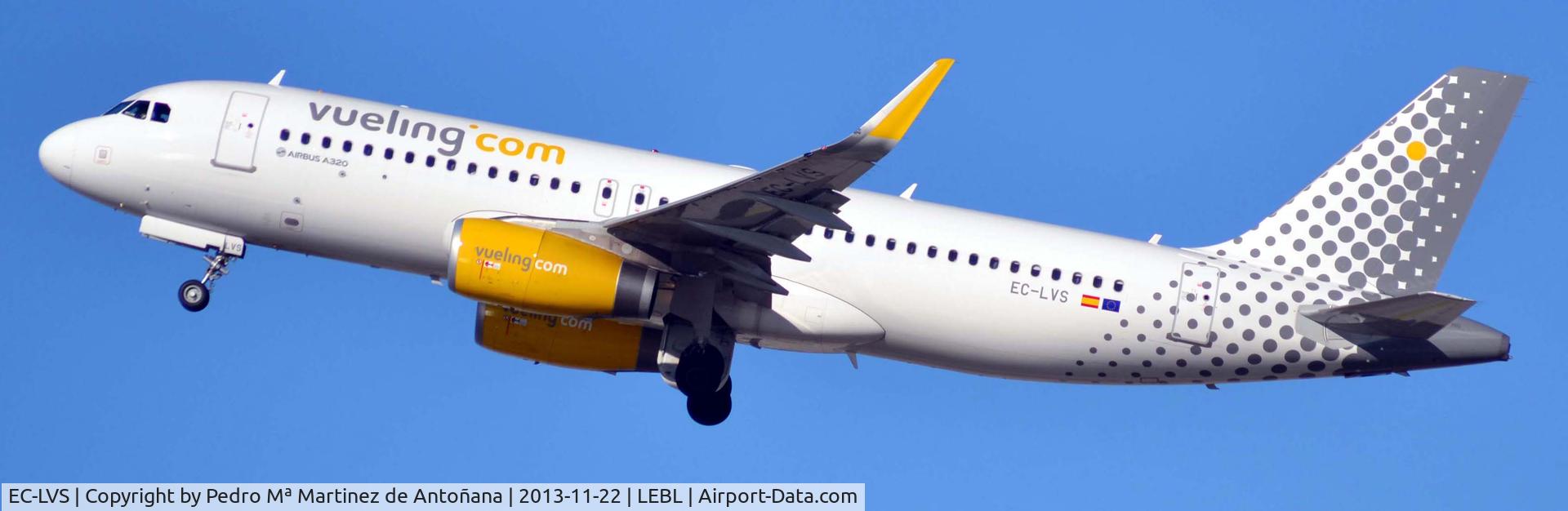 EC-LVS, 2013 Airbus A320-232 C/N 5599, Aeropuerto El Prat Barcelona