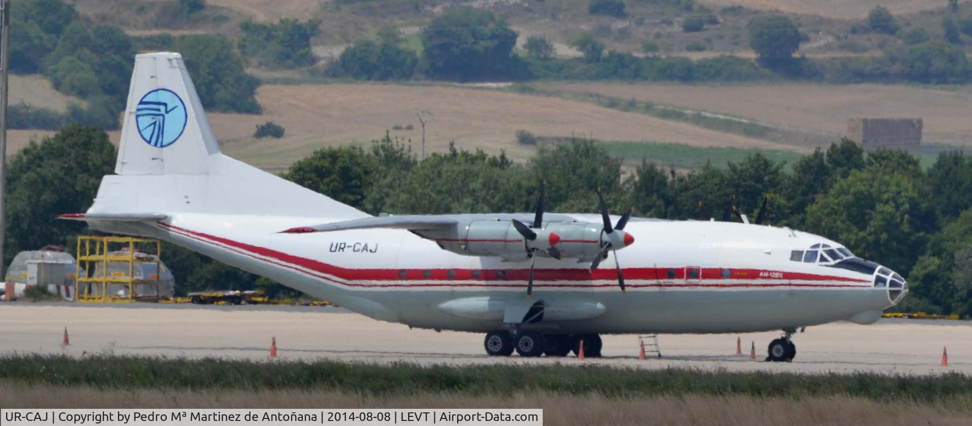 UR-CAJ, Antonov An-12BK C/N 8346106, Aeropuero Foronda-Vitoria-Gasteiz