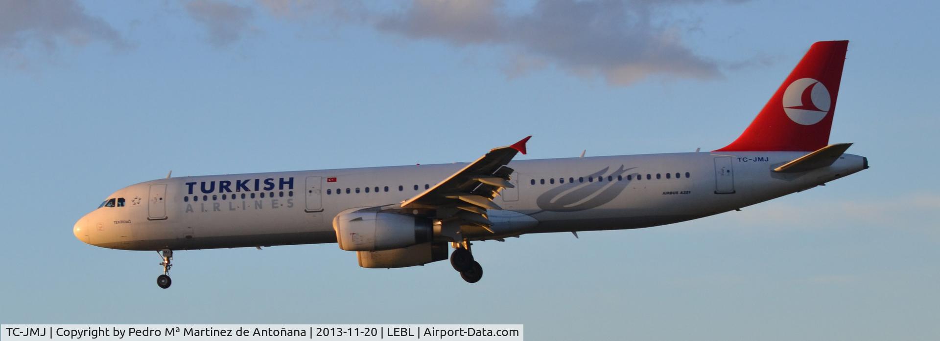 TC-JMJ, 2008 Airbus A321-232 C/N 3688, Aeropuerto El Prat Barcelona