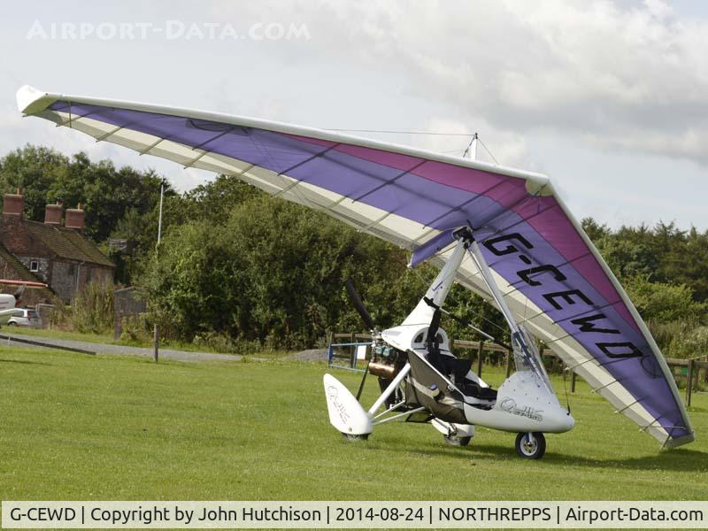 G-CEWD, Mainair Quik GT450 C/N 8330, Photo taken at Northrepps Aerodrome this is a privately owned airfield south west of the village of Northrepps, North Norfolk, England approximately 3 mi south south east of Cromer