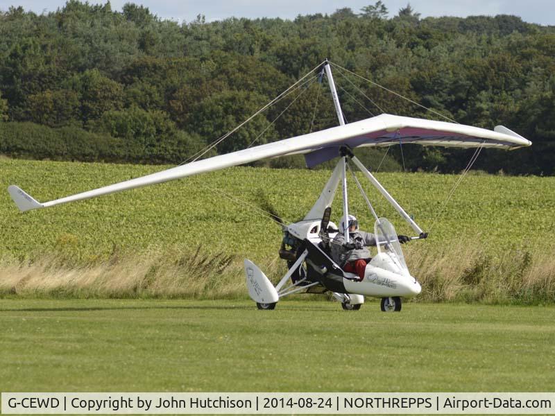 G-CEWD, Mainair Quik GT450 C/N 8330, Photo taken at Northrepps Aerodrome this is a privately owned airfield south west of the village of Northrepps, North Norfolk, England approximately 3 mi south south east of Cromer