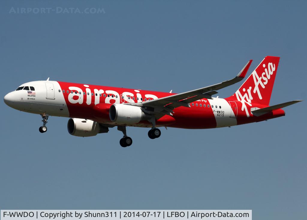 F-WWDO, 2014 Airbus A320-216 C/N 6215, C/n 6215 - To be 9M-AJR