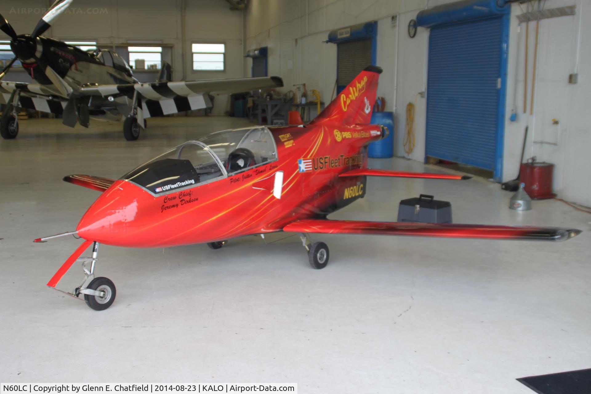 N60LC, 2010 Bede BD-5J Acrostar Jet C/N 2010701, At the air show, in the hangar waiting out the rain.