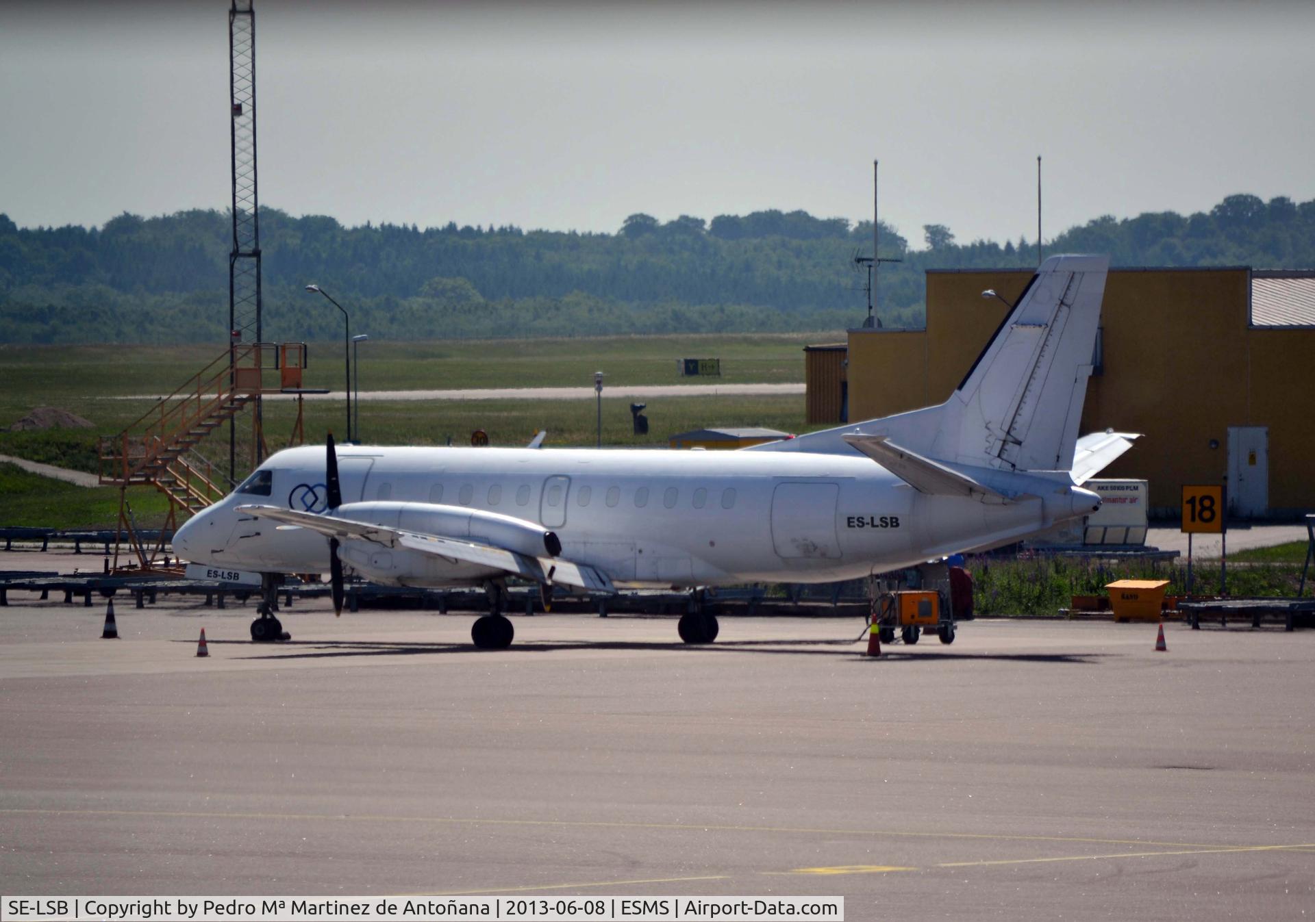 SE-LSB, 1997 Saab 2000 C/N 2000-043, Aeropuerto Malmö Suecia