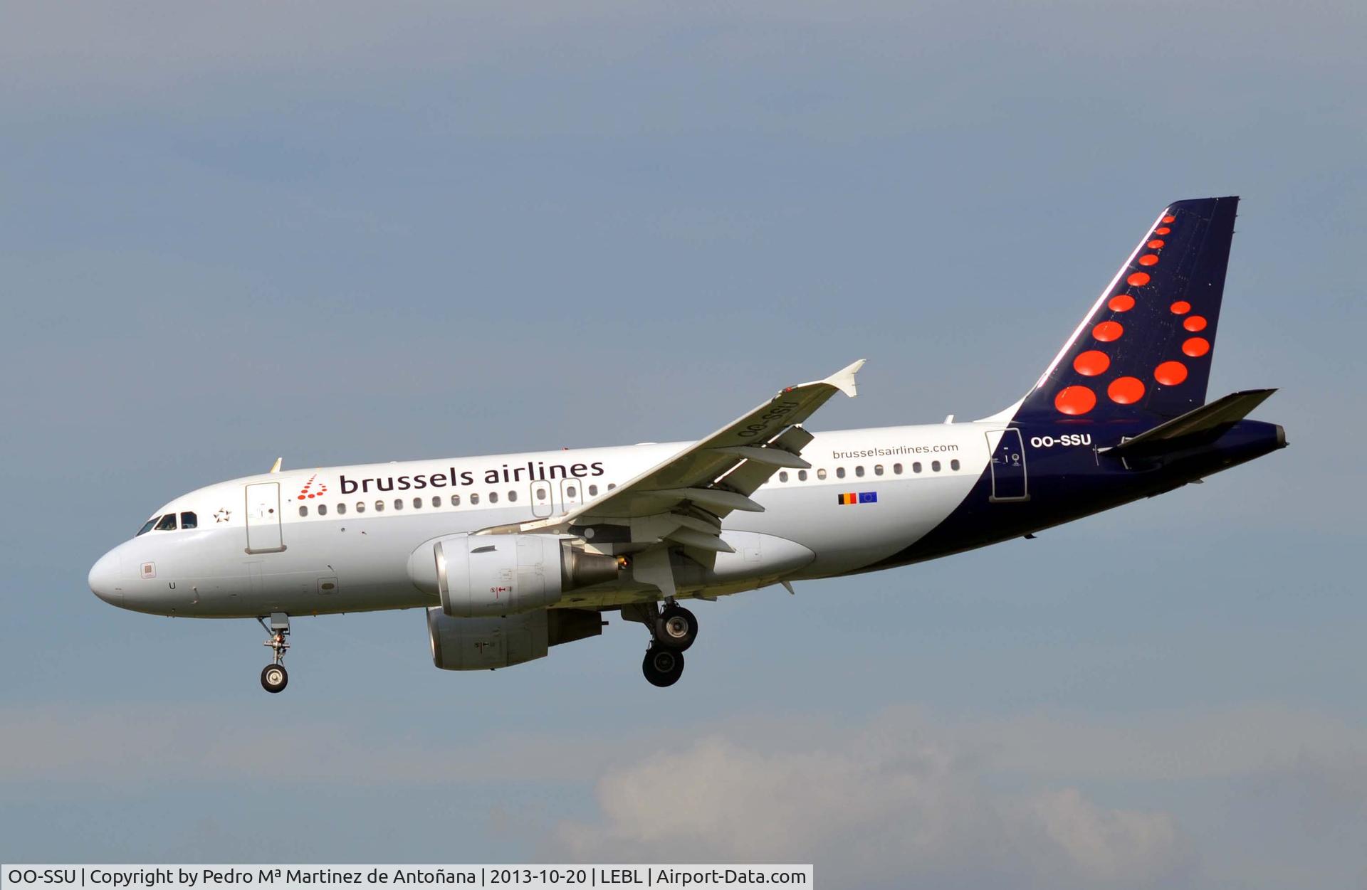 OO-SSU, 2004 Airbus A319-111 C/N 2230, Aeropuerto El Prat Barcelona