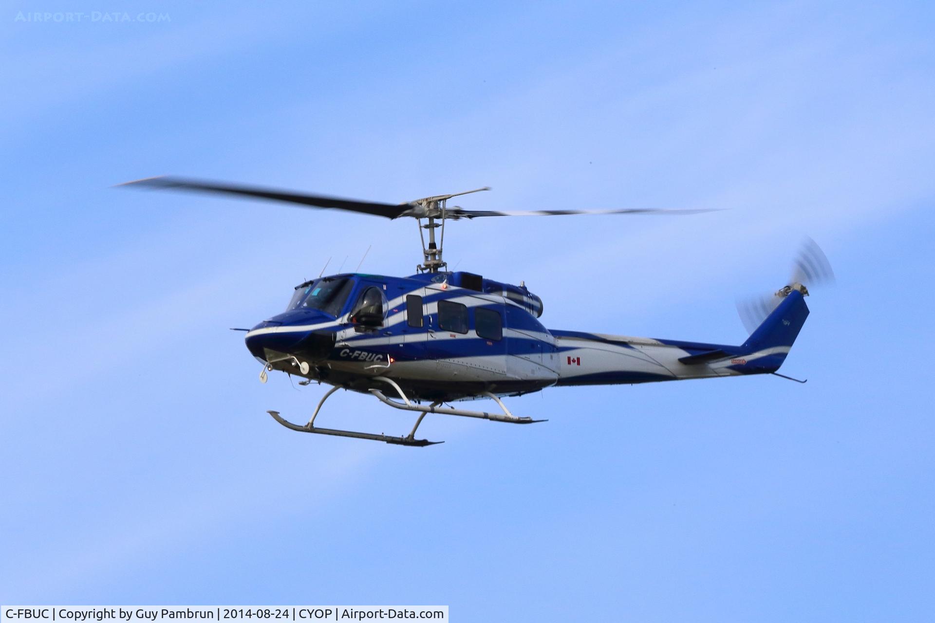 C-FBUC, 1975 Bell 212 C/N 30687, Working in Northern Alberta